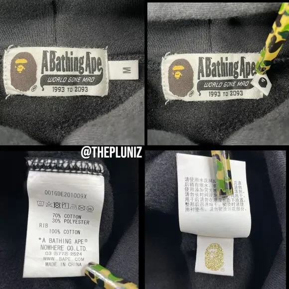 BAPE “Ape Shall Never Kill Ape” Pullover Hoodie Size S - Picture 6 of 10